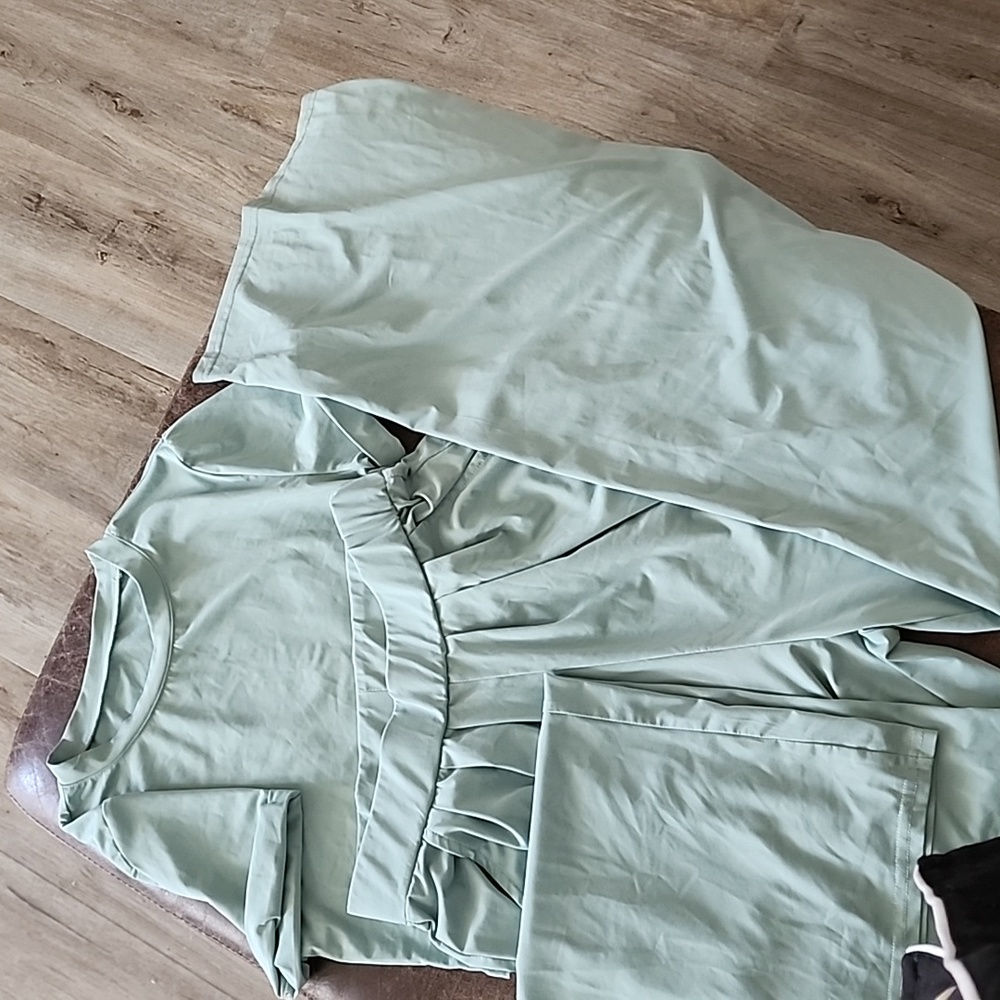 Pant top combo polyester